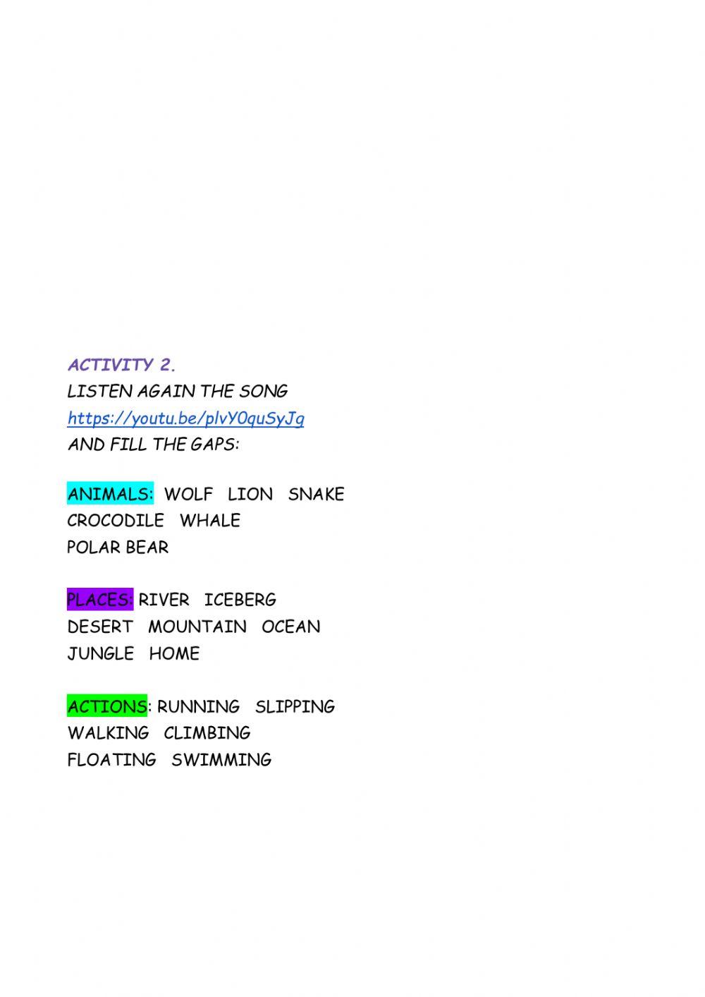 Walking through the jungle