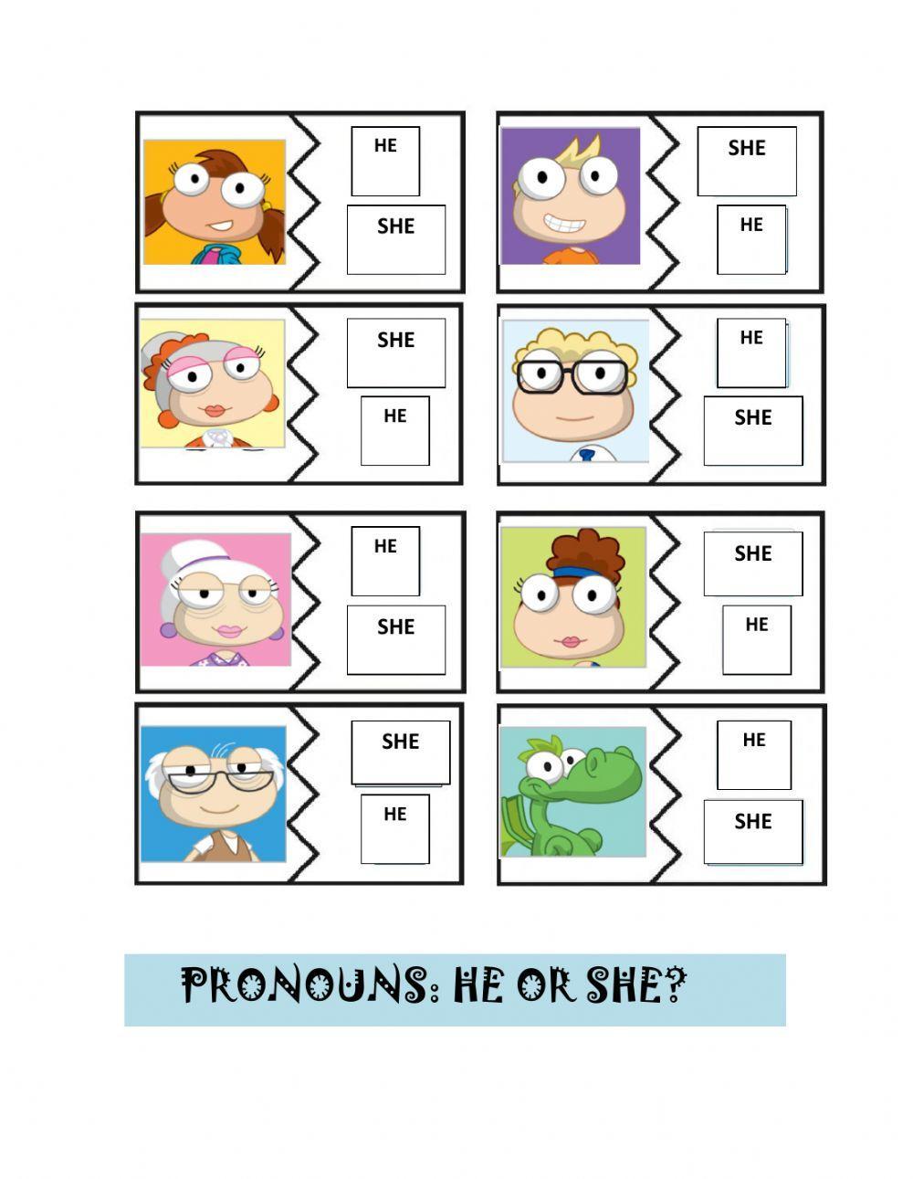 Pronouns: he or she?