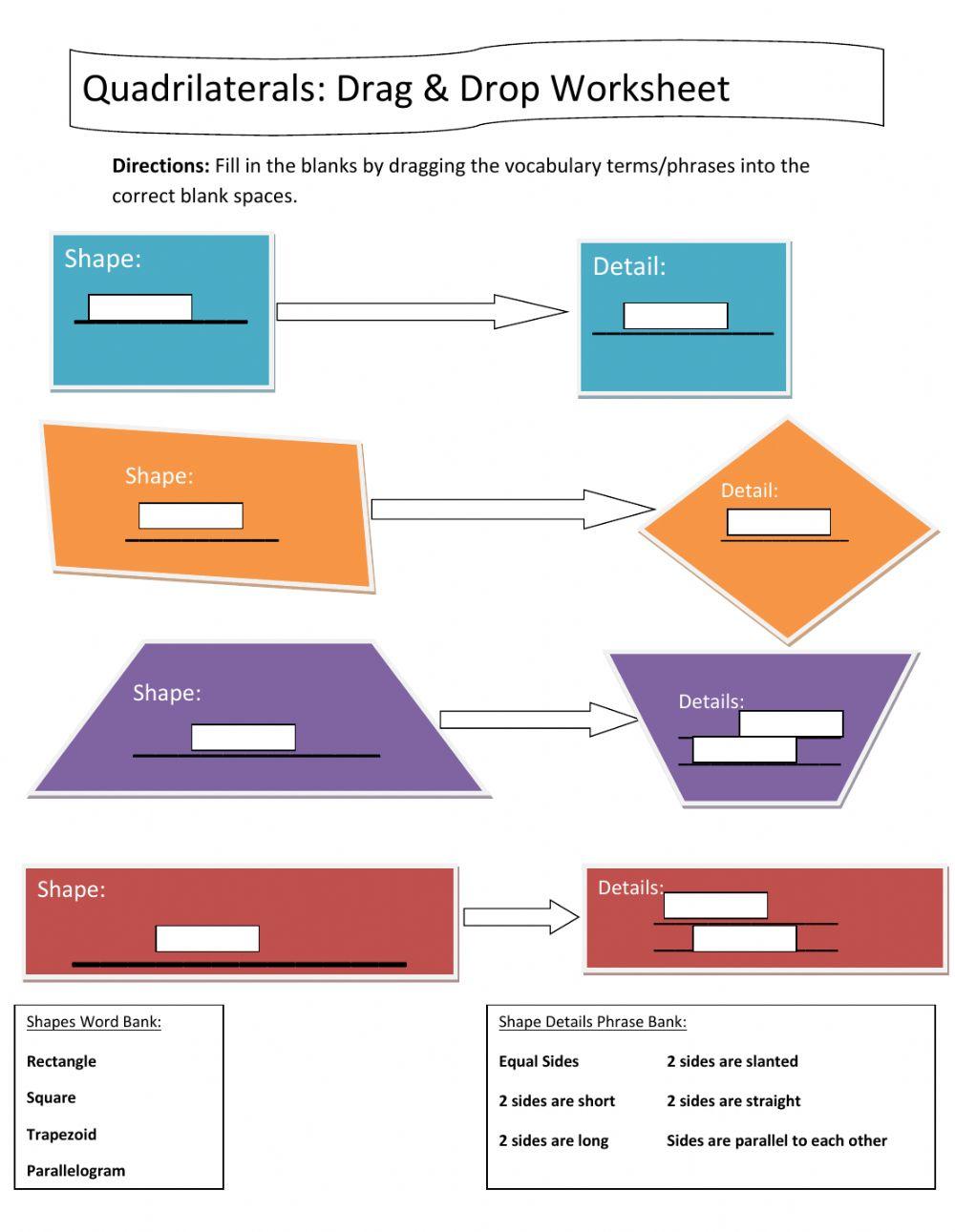 Quadrilateral Shapes