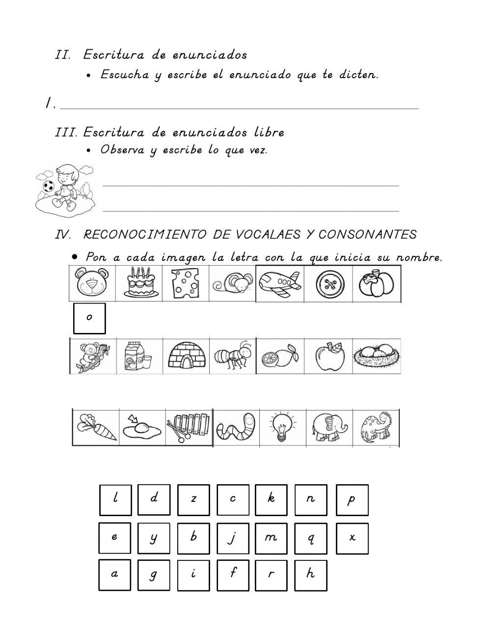 Ev. diagnostico primero de primaria