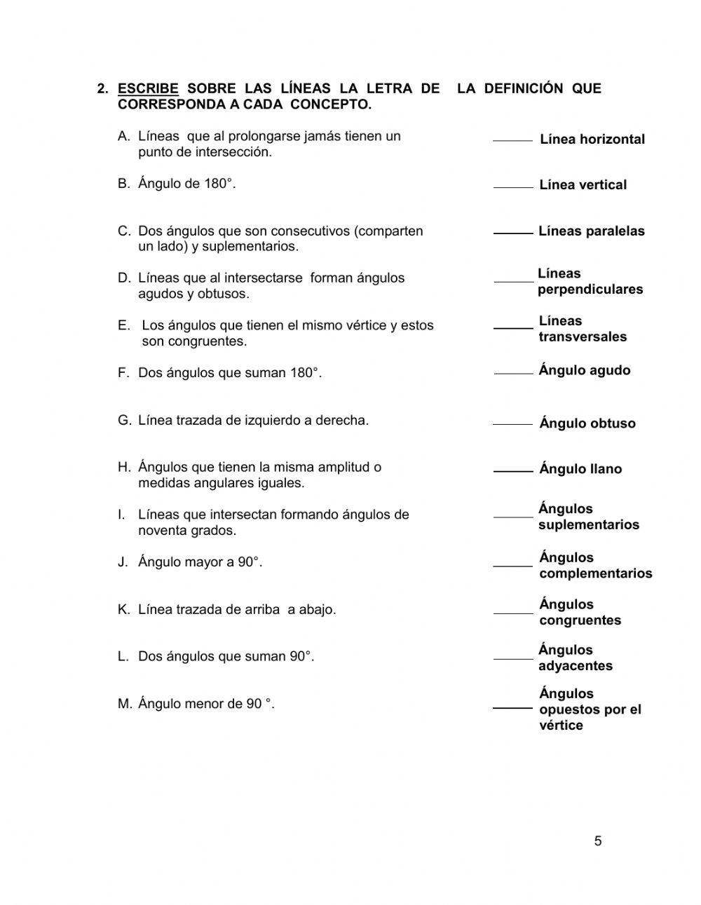 Examen en línea, Matemáticas 3