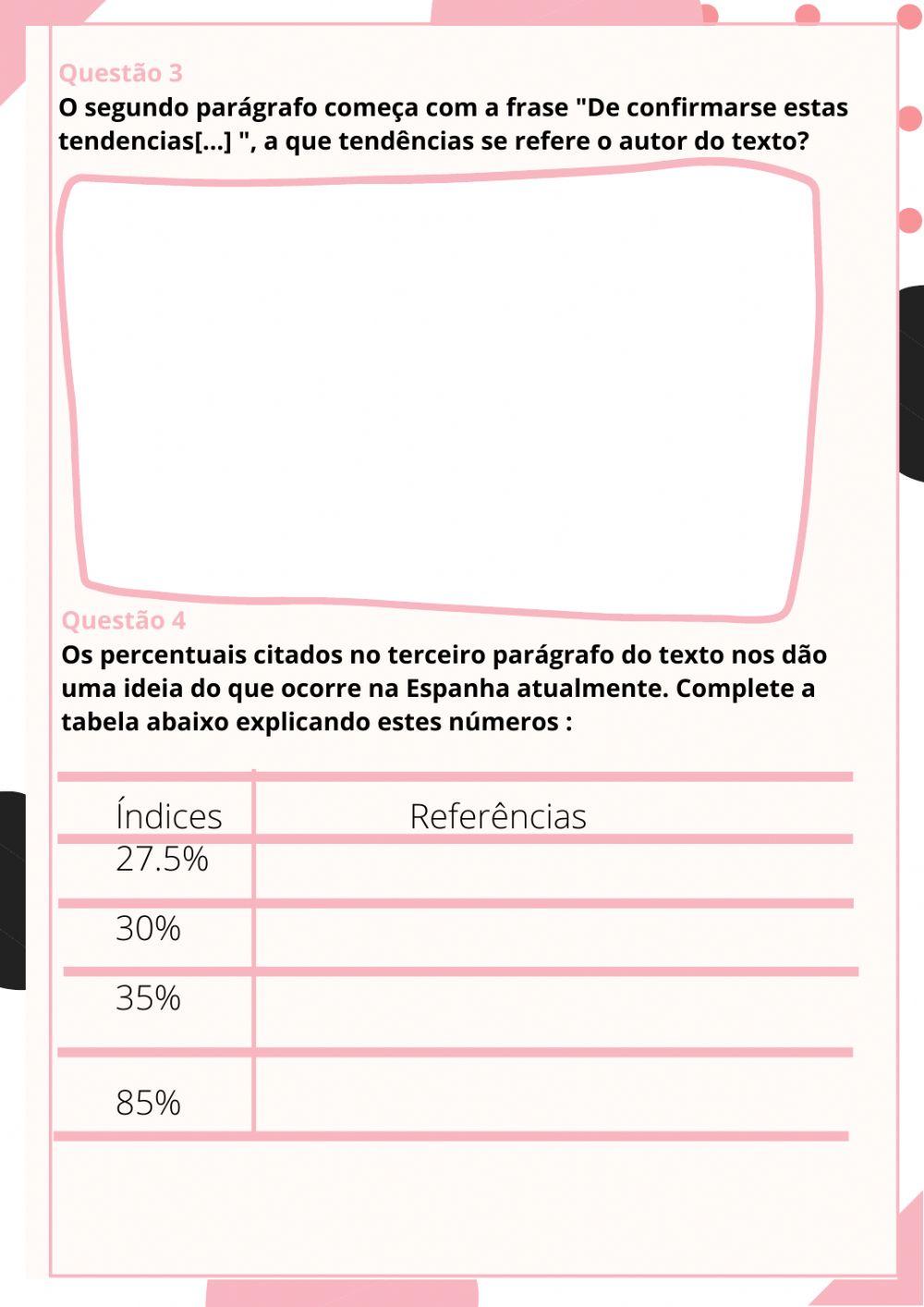 Prova de Profiência Espanhol