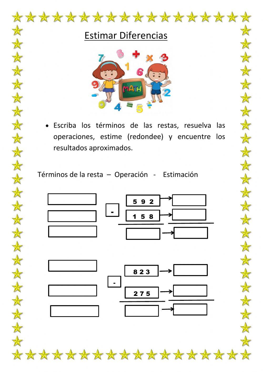 Estimar diferencias ejercicios - 2