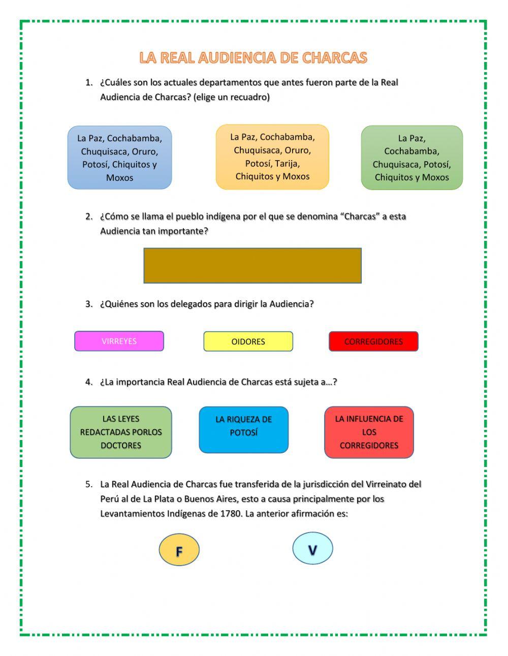 Audiencia de charcas