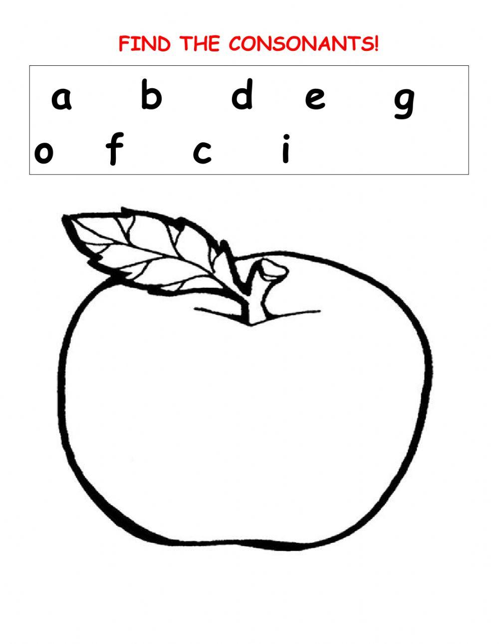 Consonants and vowels