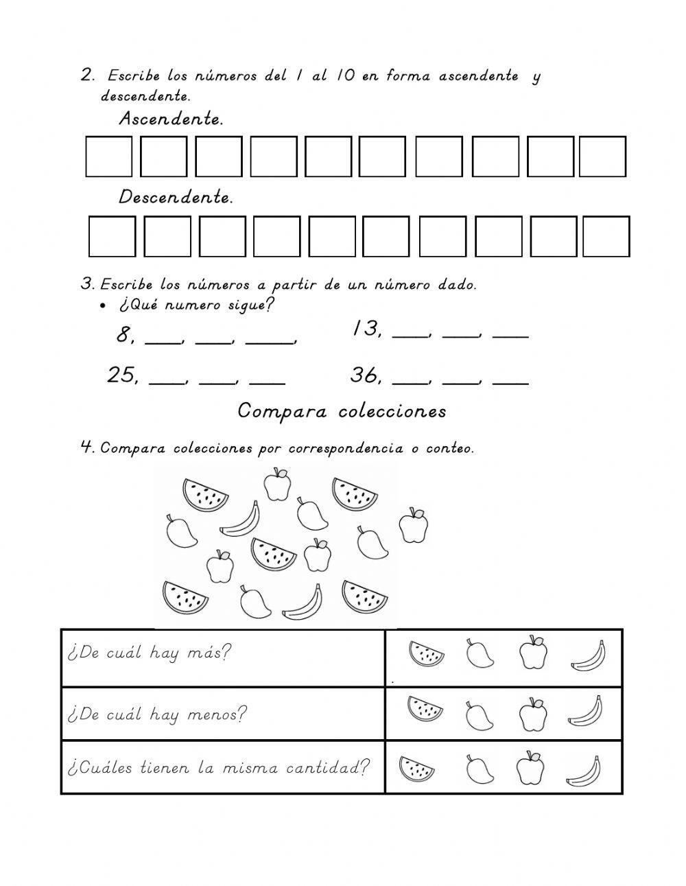 Evaluación Diagnostica de Matemáticas primer grado
