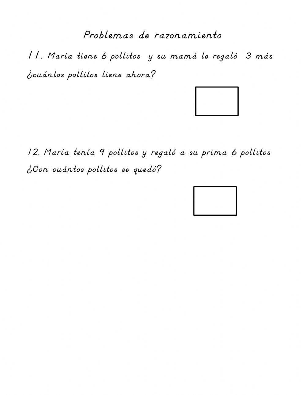 Evaluación Diagnostica de Matemáticas primer grado