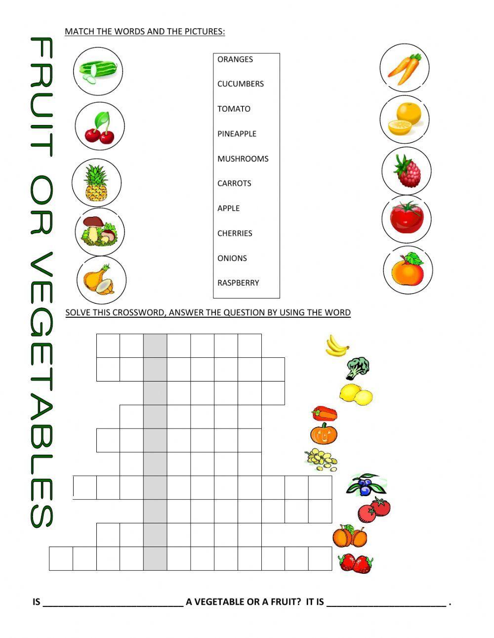 Fruit vs Vegetables