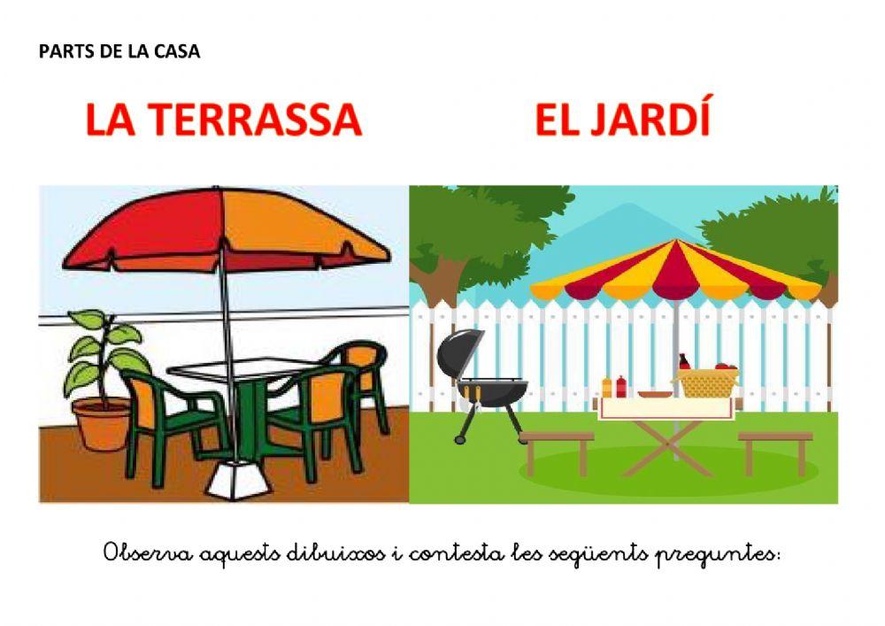 El jardi i la terrassa