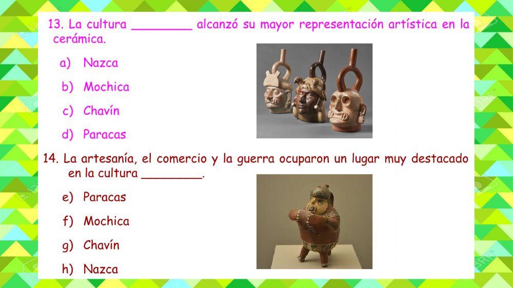 Los primeros pobladores y la Culturas Pre-Incas.