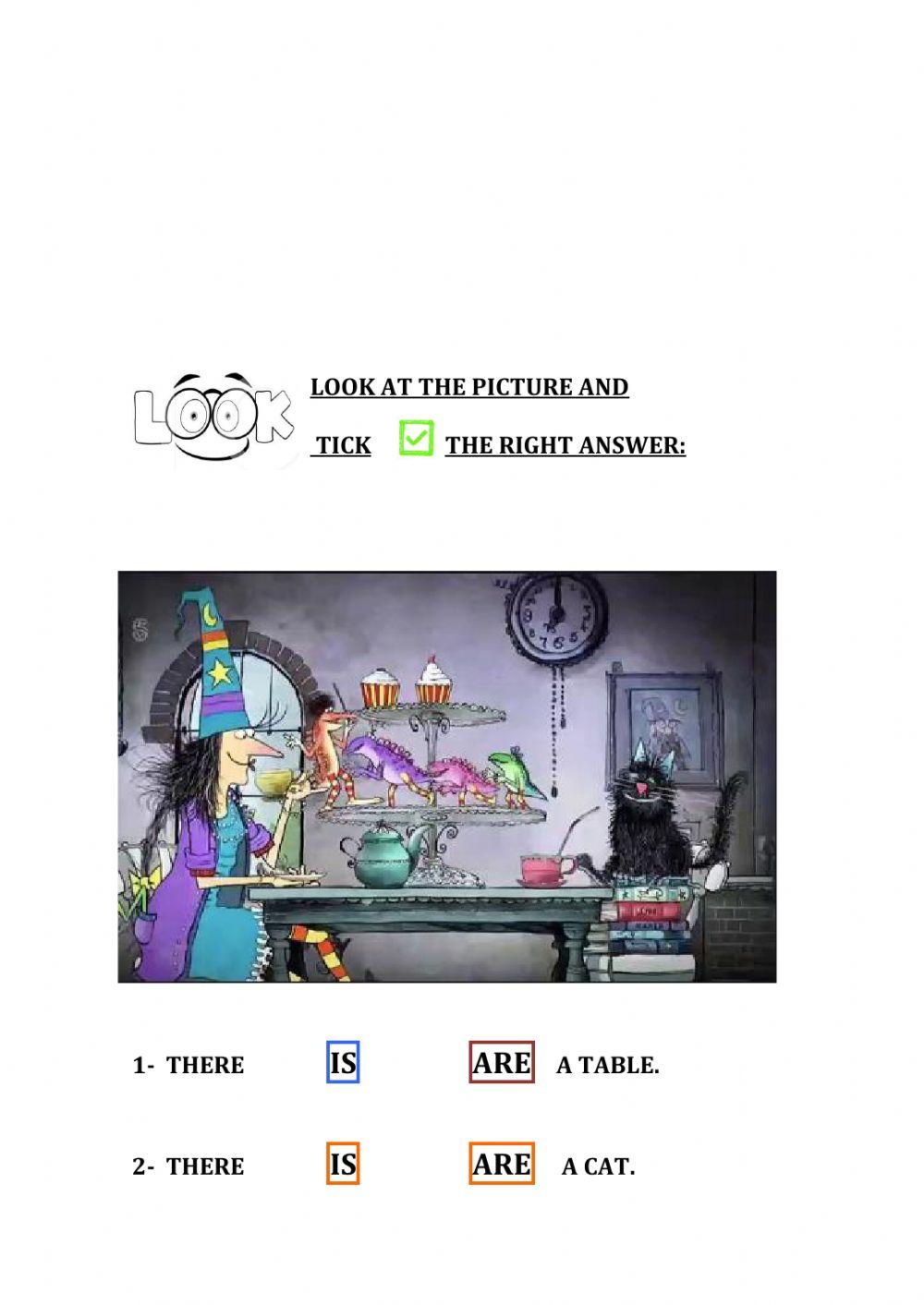 There is and there are- winnie the witch