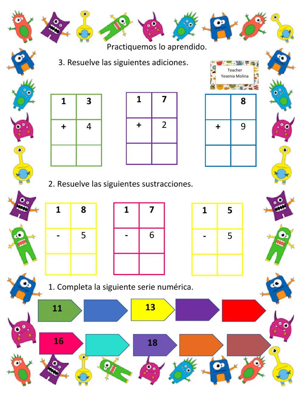 Adición y Sustracción