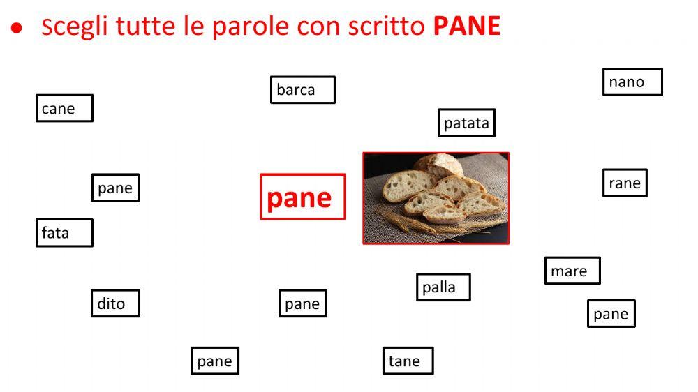 Lettura globale di parole