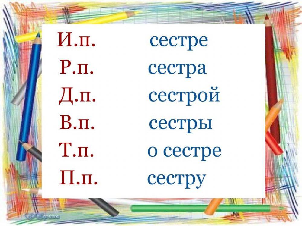 Просклоняй существительное