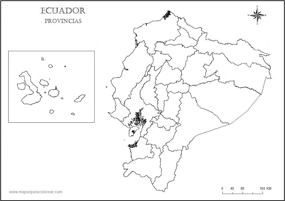 División Política del Ecuador
