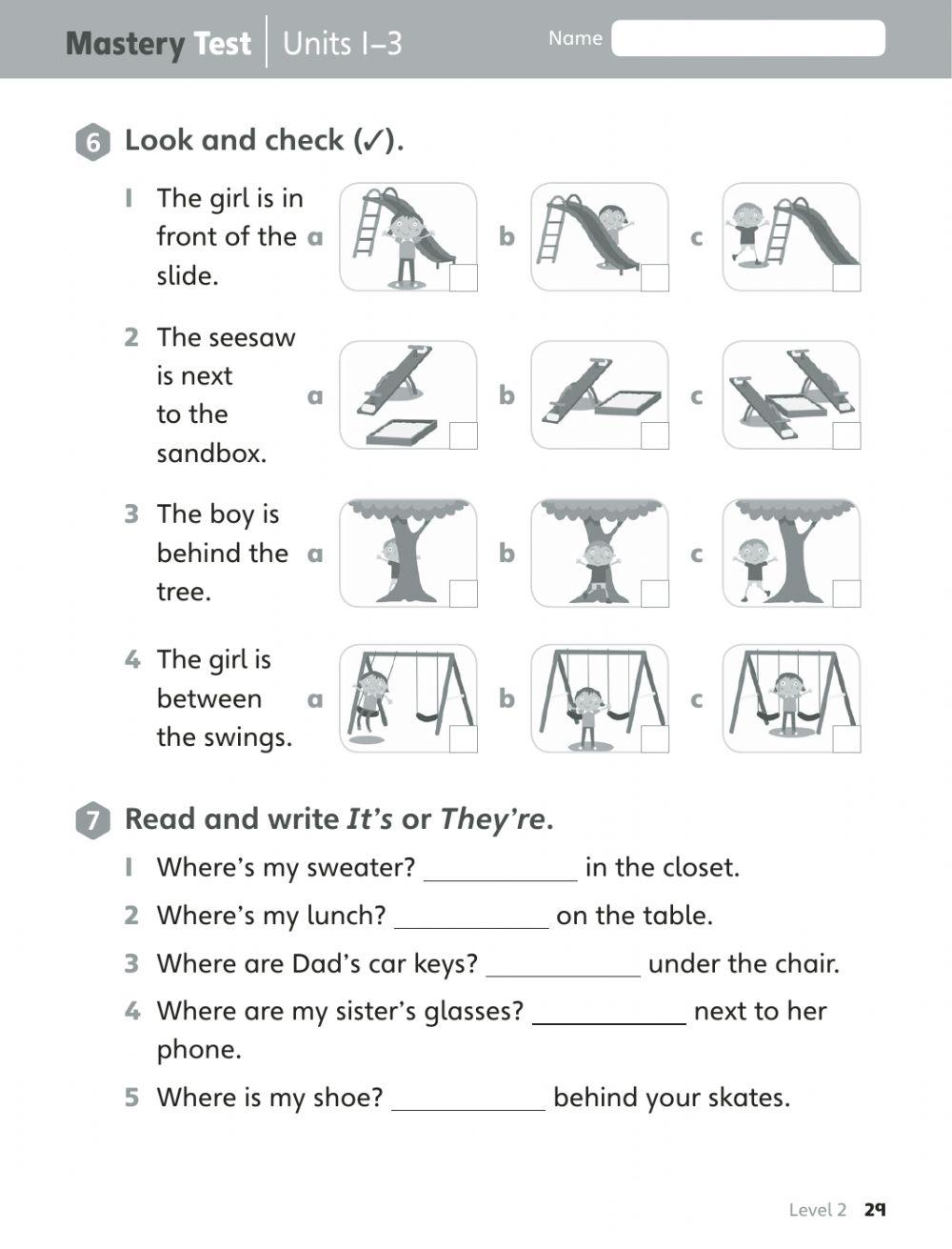 Book 2 review 1 to 3