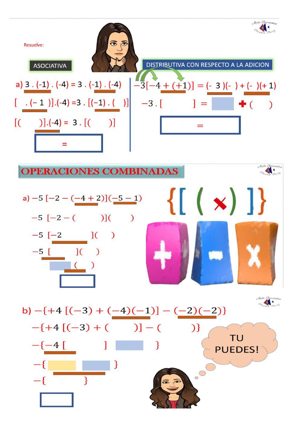 Multiplicación con enteros