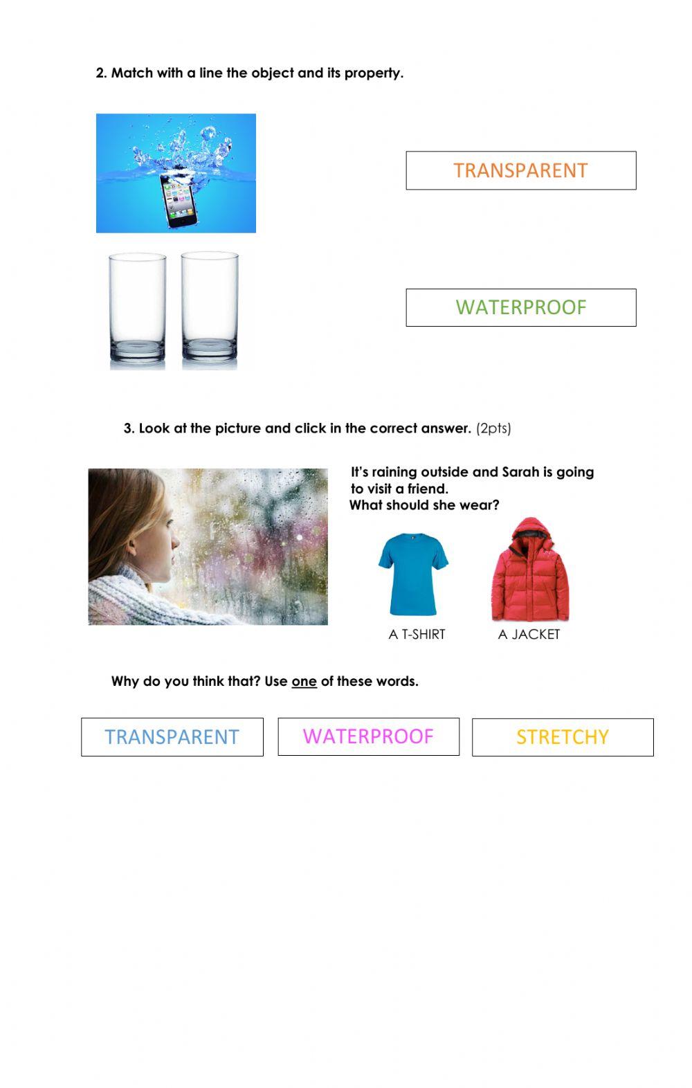 Properties of materials