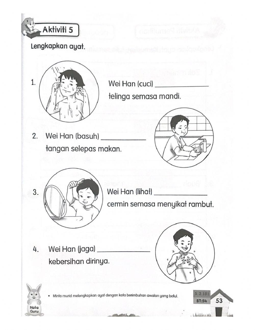 Kata Berimbuhan Awalan