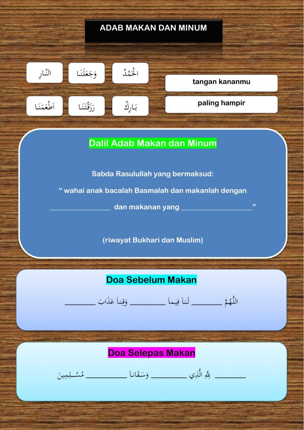 Adab makan dan minum