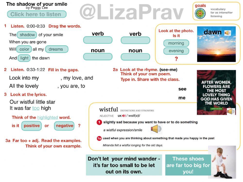 The shadow of Your Smile by Peggy Lee