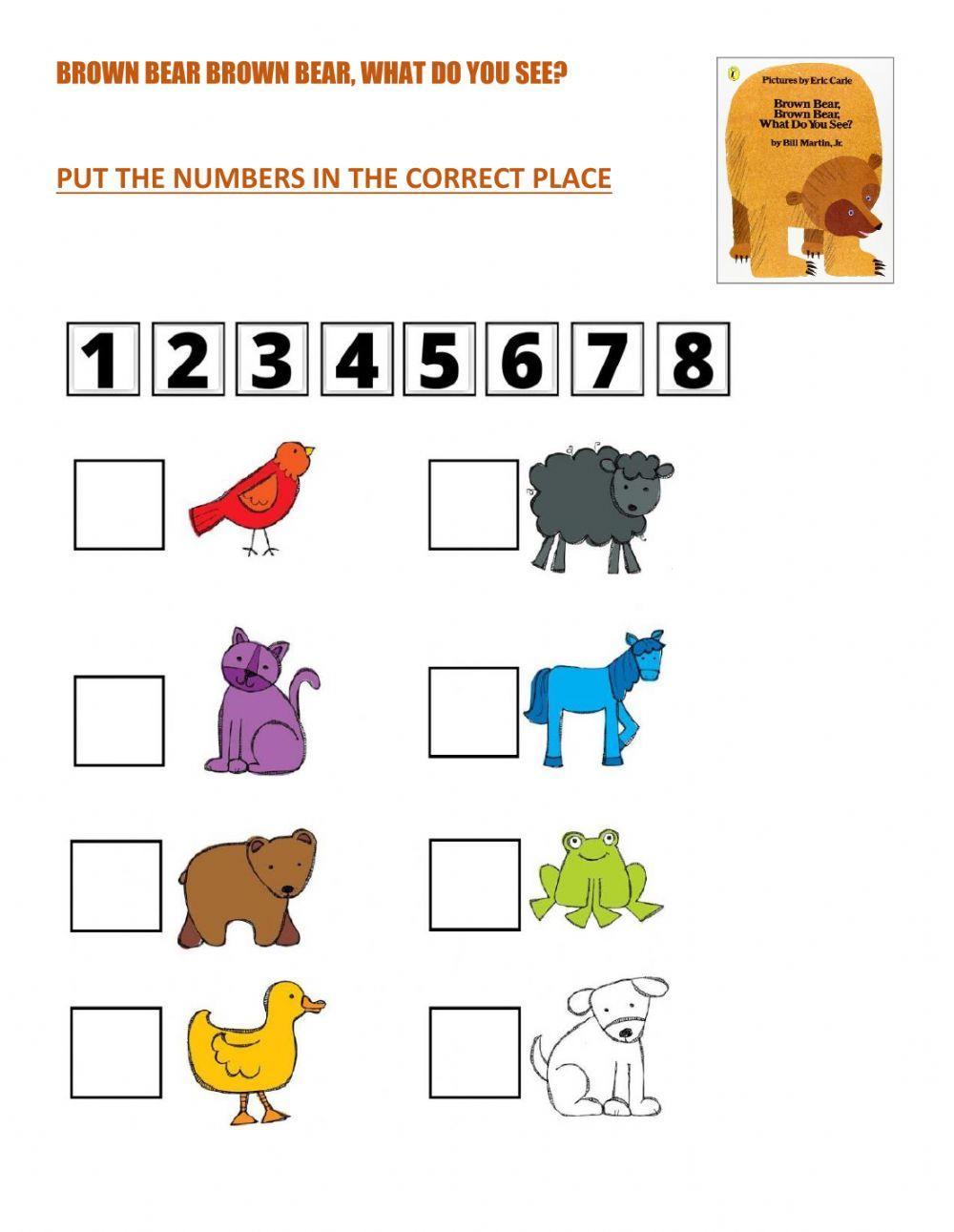 Brown bear, brown bear what do you see?