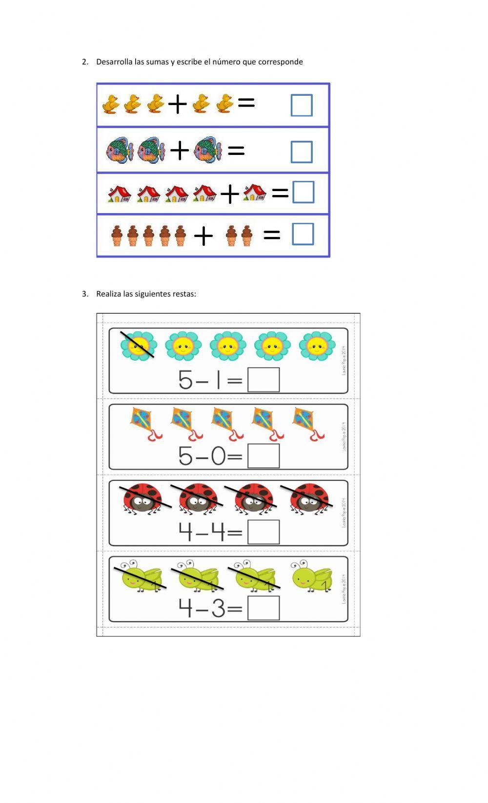 Sumas y restas gráficas