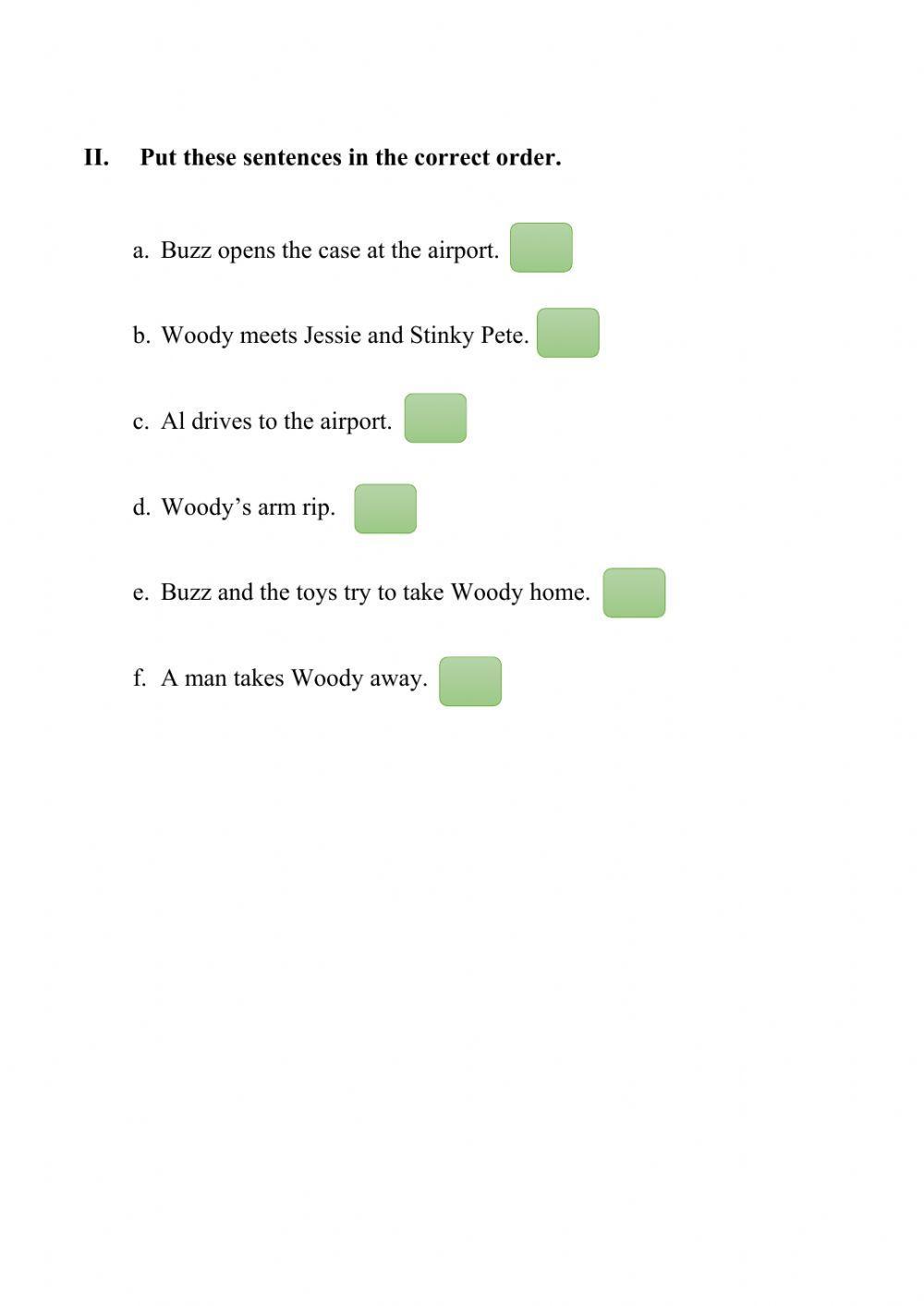 Reading time - Toy Story 2