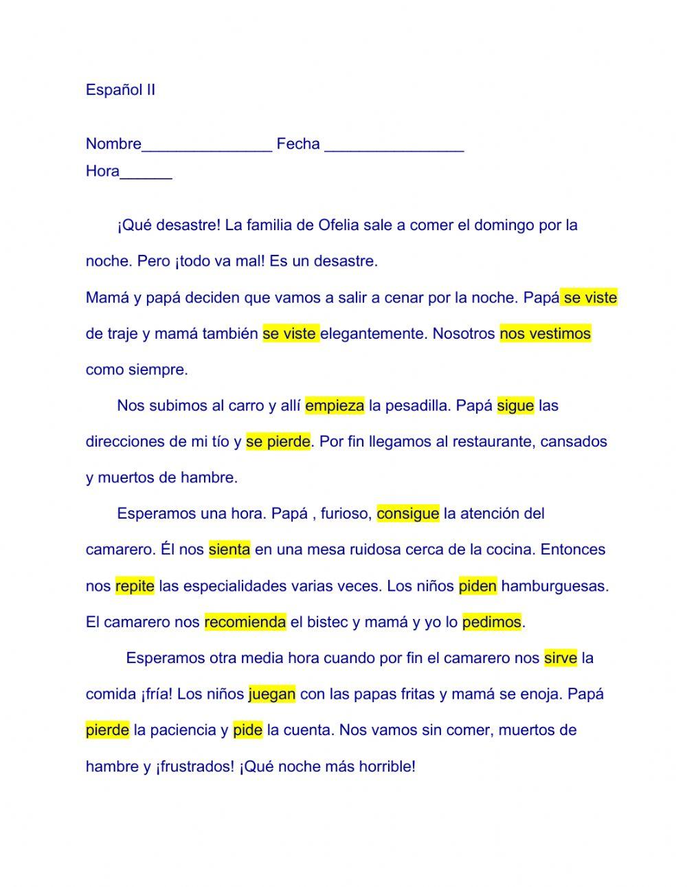 Qué desastre - categorización