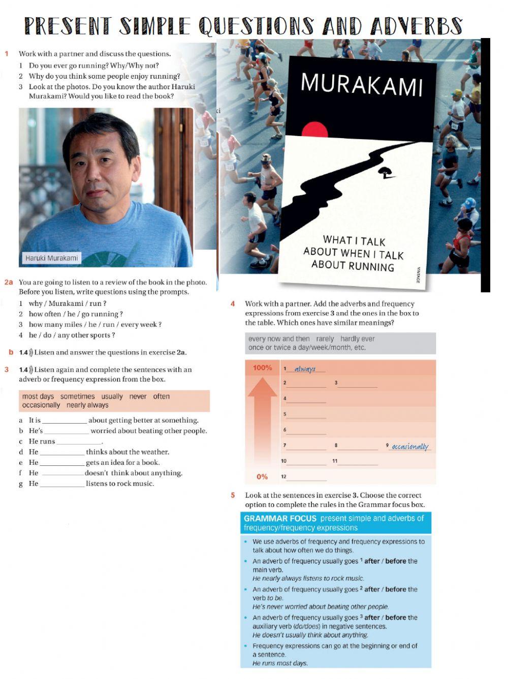 Present simple questiions