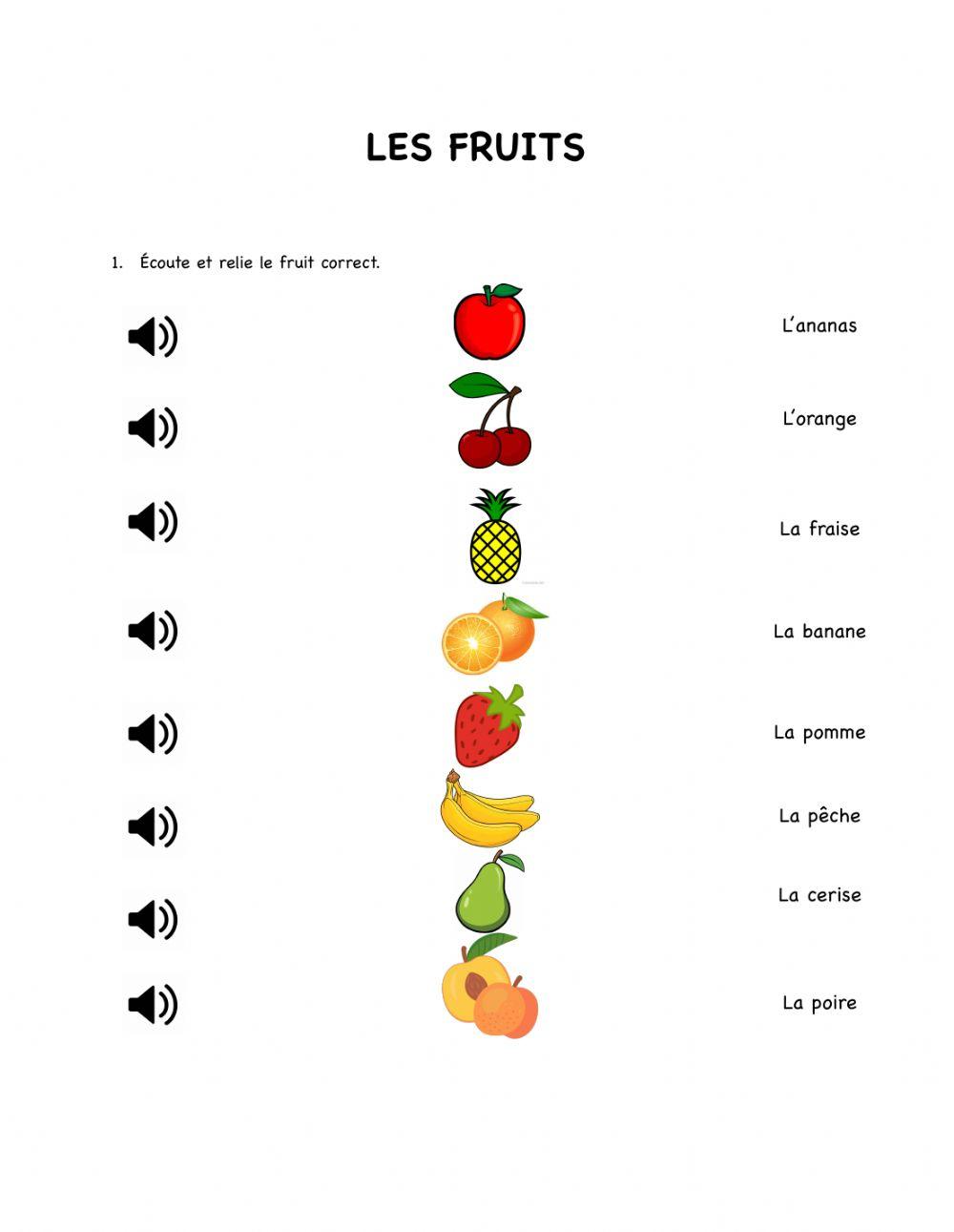Les fruits