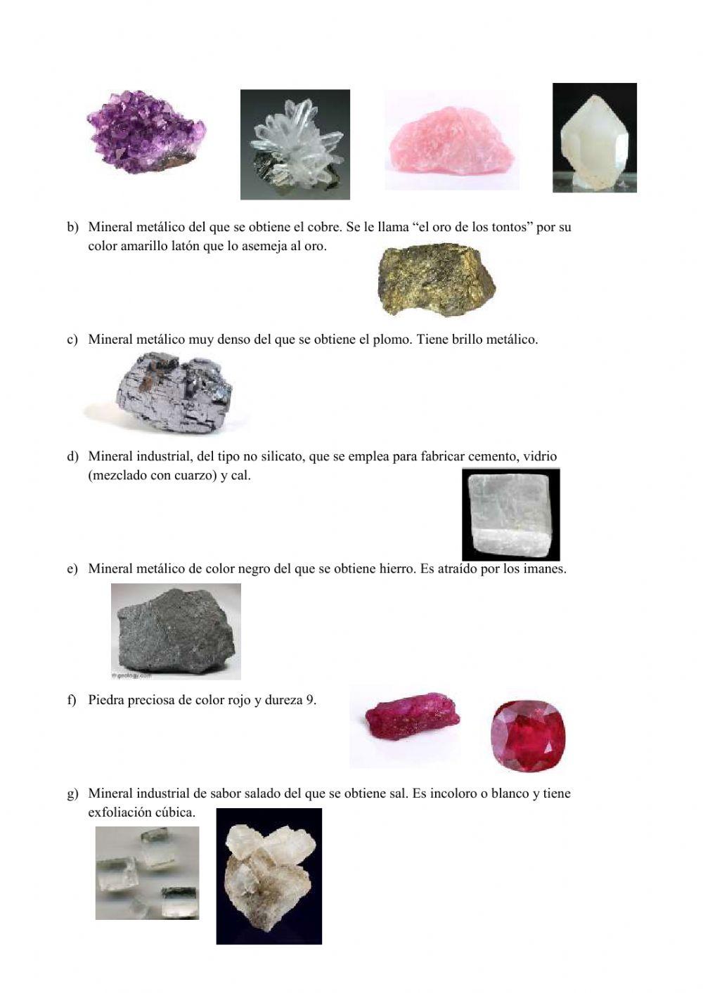 MINERALES
