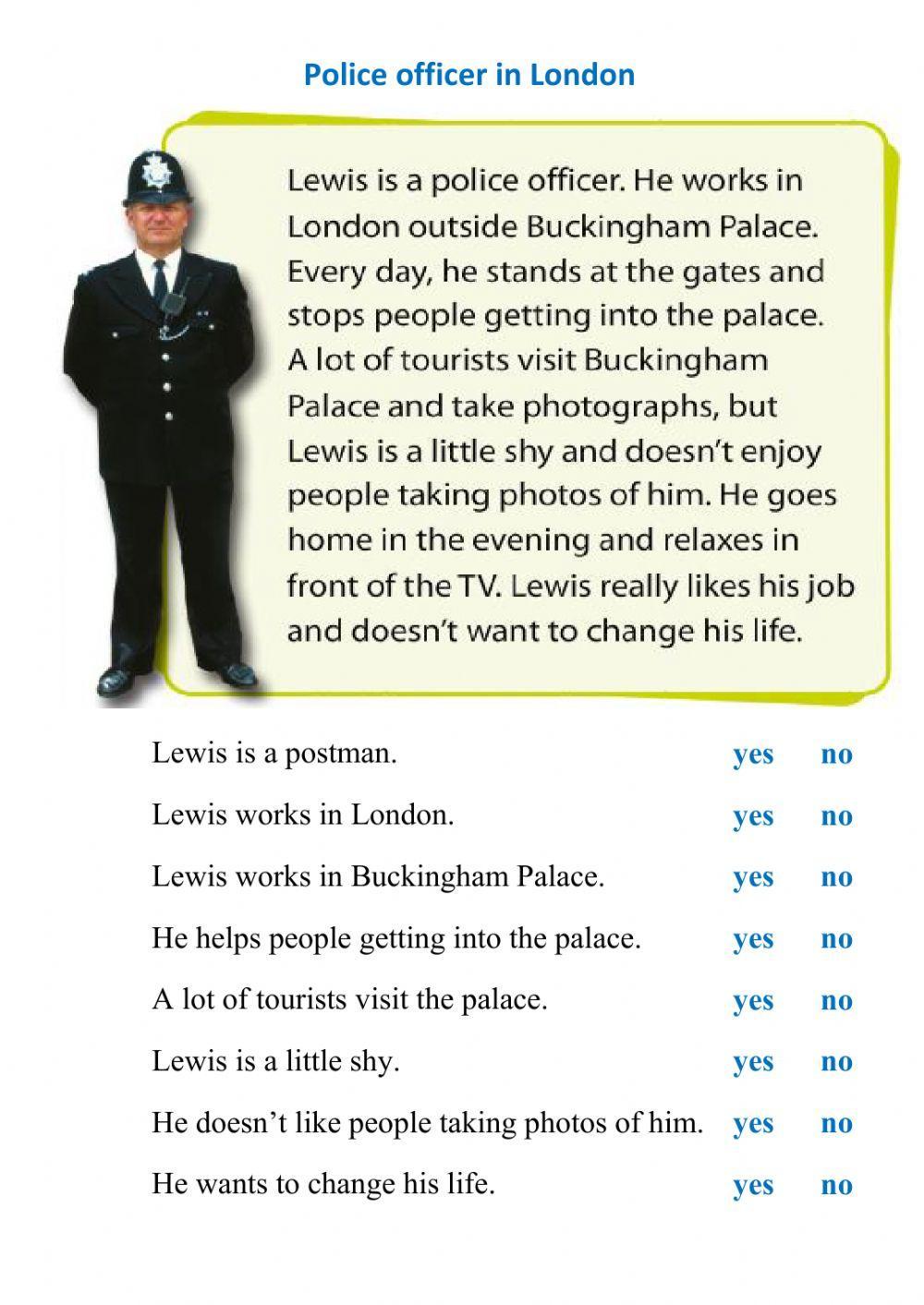 Reading - police officer in London 2
