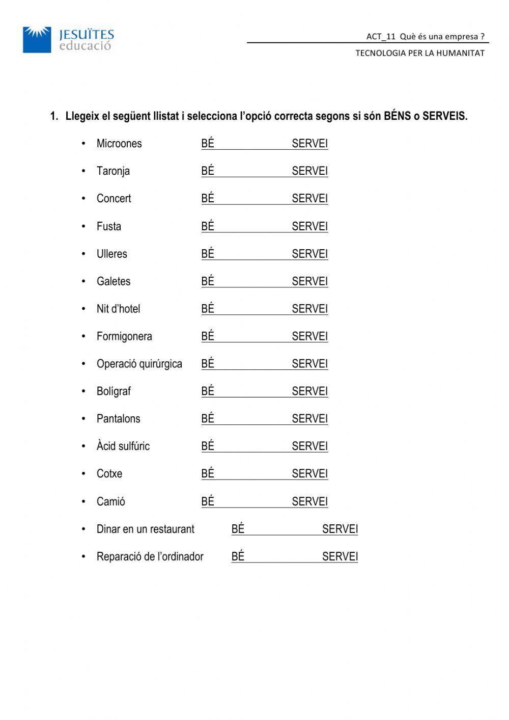 Què és una empresa?