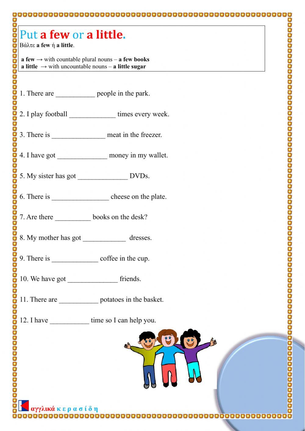 A few-a little  As80