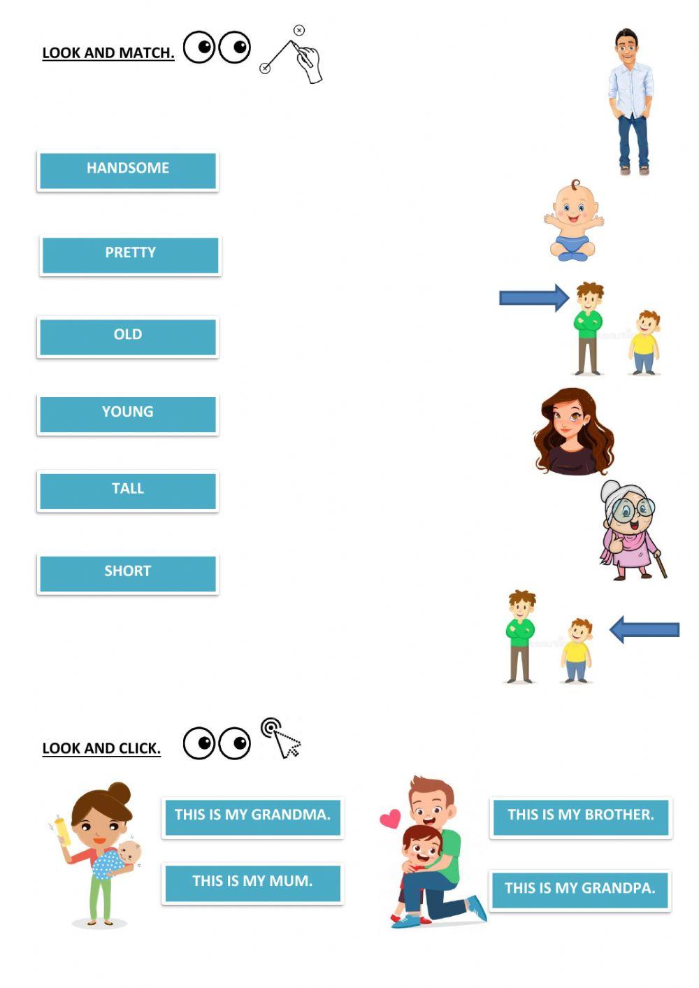 2nd grade Inglés Semana 20 de julio adjectives, family and toys