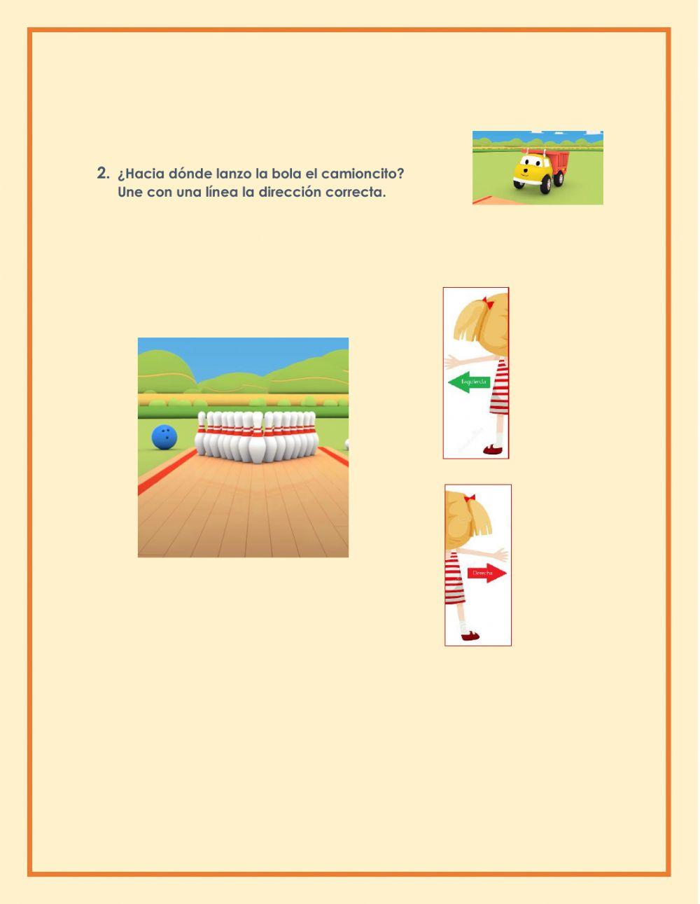 Nociones espacial: derecha e izquierda
