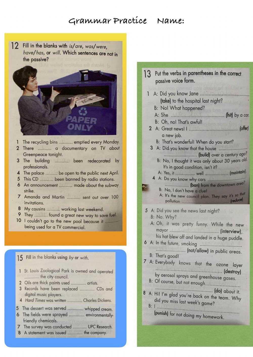 Grammar: Passive voice