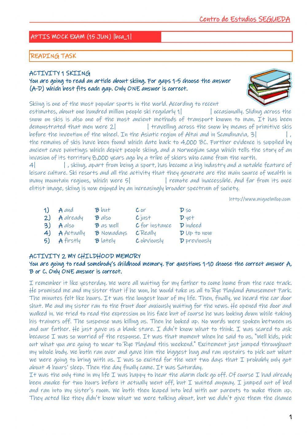 305581 Aptis mock exam Antonio Teacher1