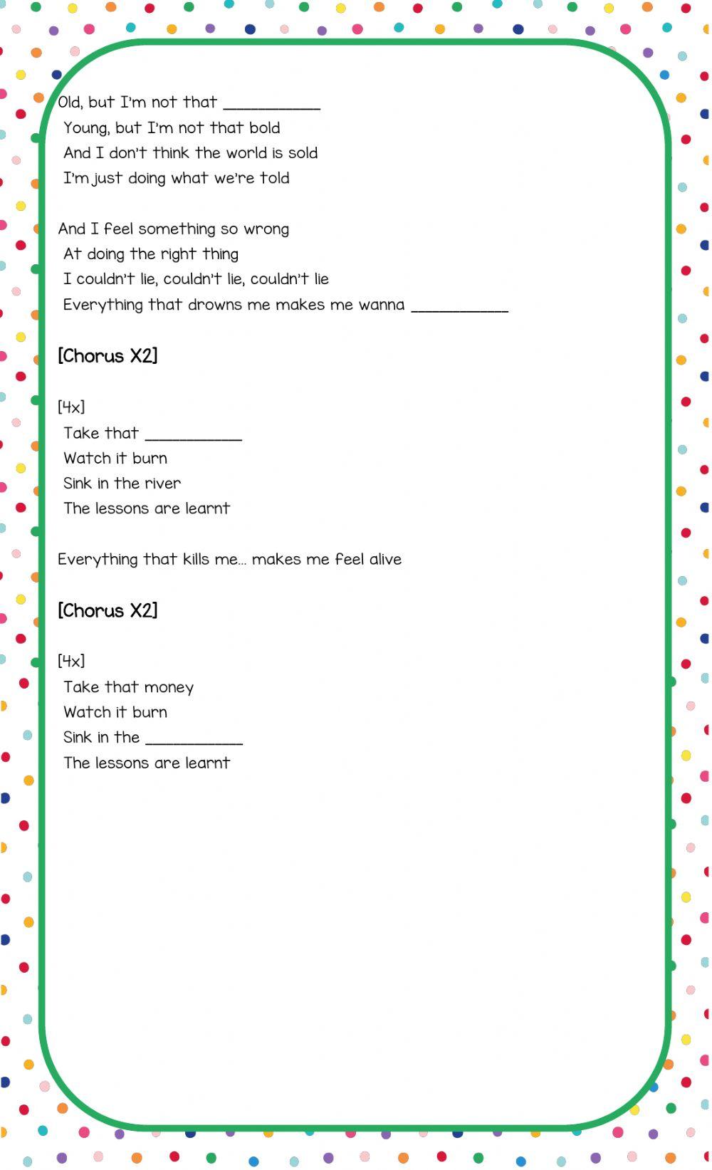 One Republic - Counting Stars