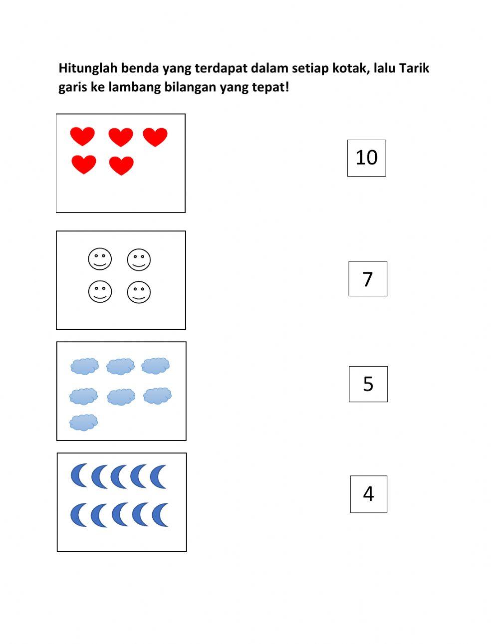 Matematika 1 SD (bilangan 1-10)