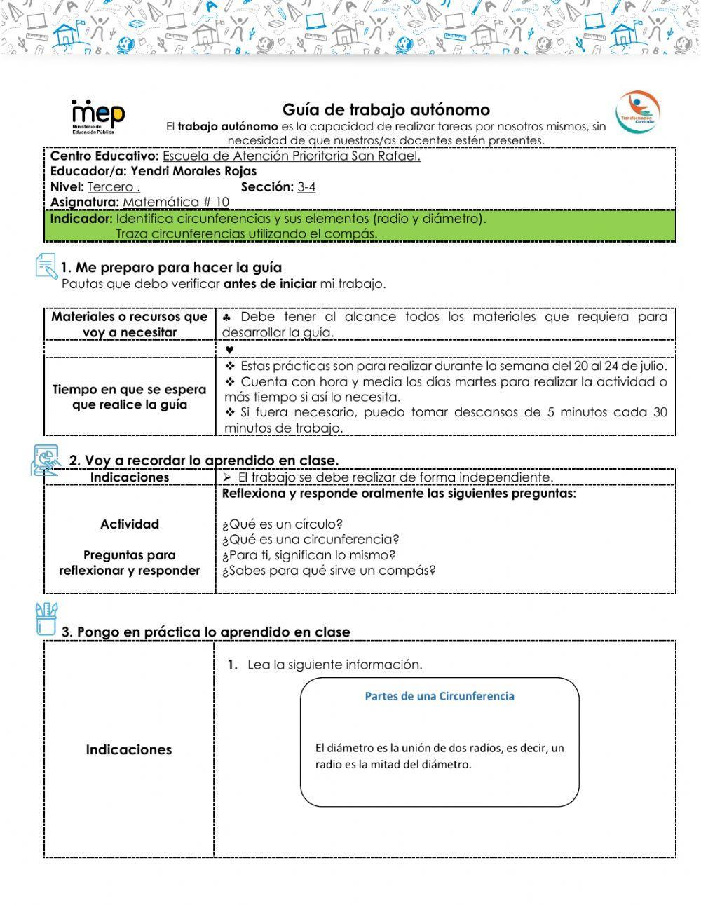 Guía de Matemática 20 al 24 Junio