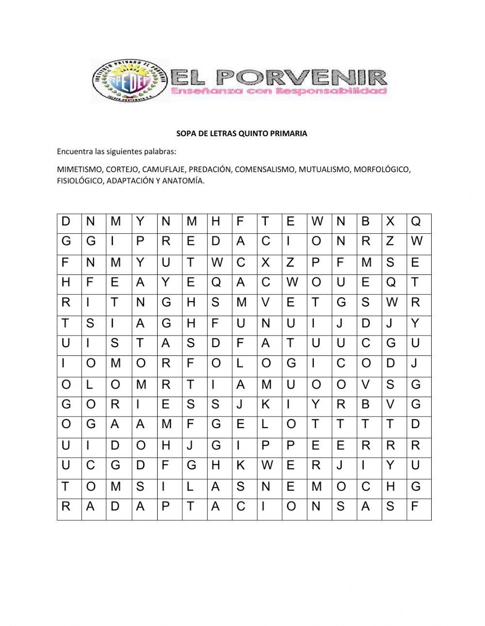 Adaptaciones de los Seres Vivos