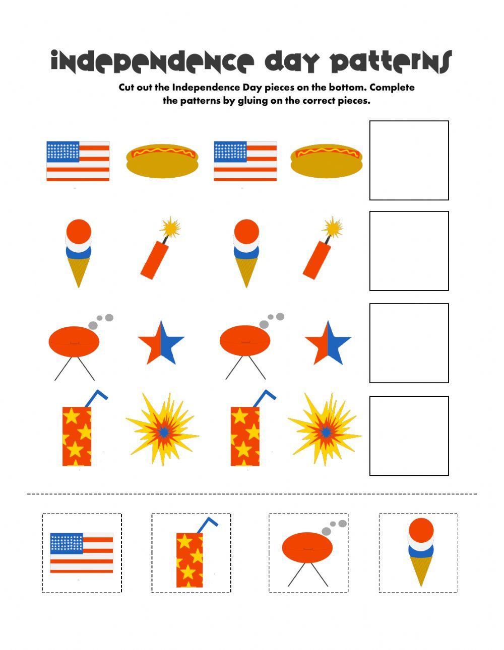 4th of July  patterns
