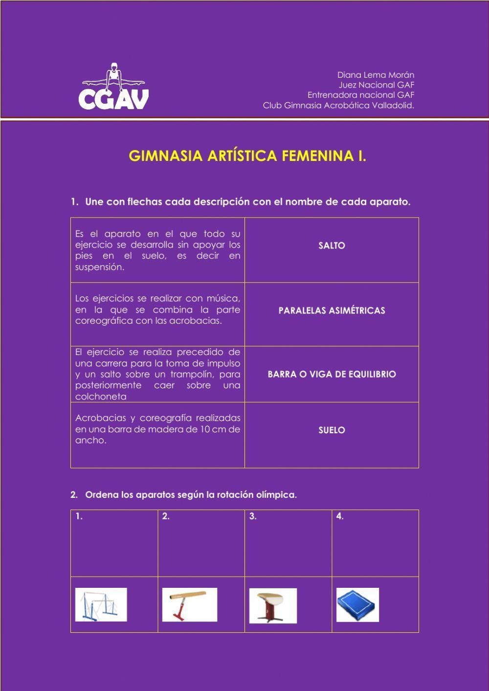 Gimnasia Artistica Femenina 1