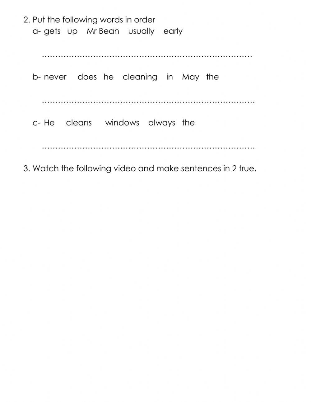 Frequency Adverbs-The Time