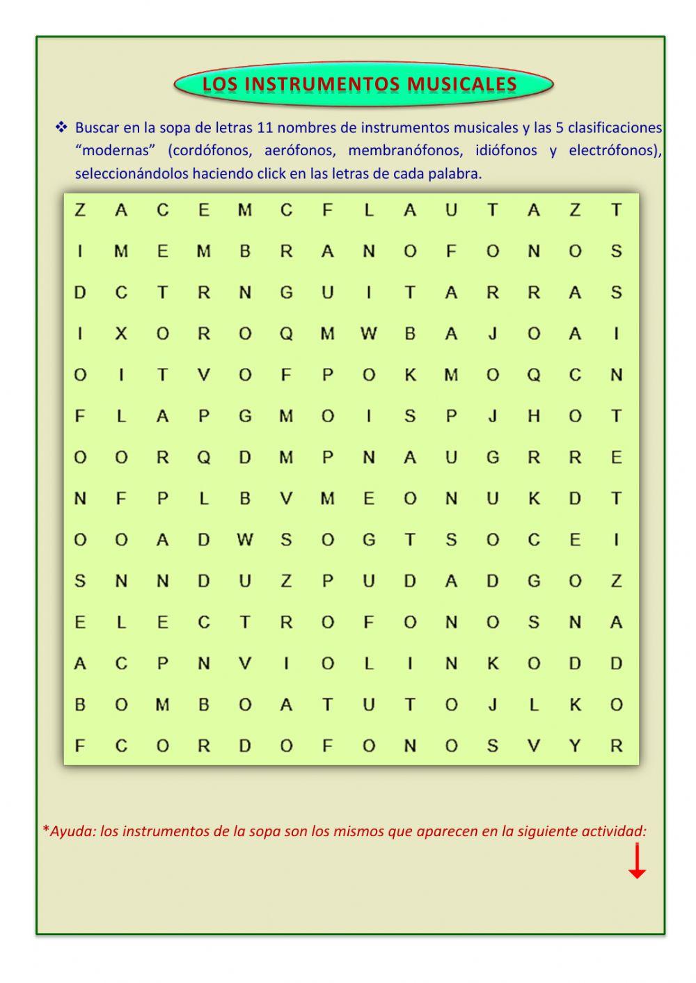 Instrumentos musicales