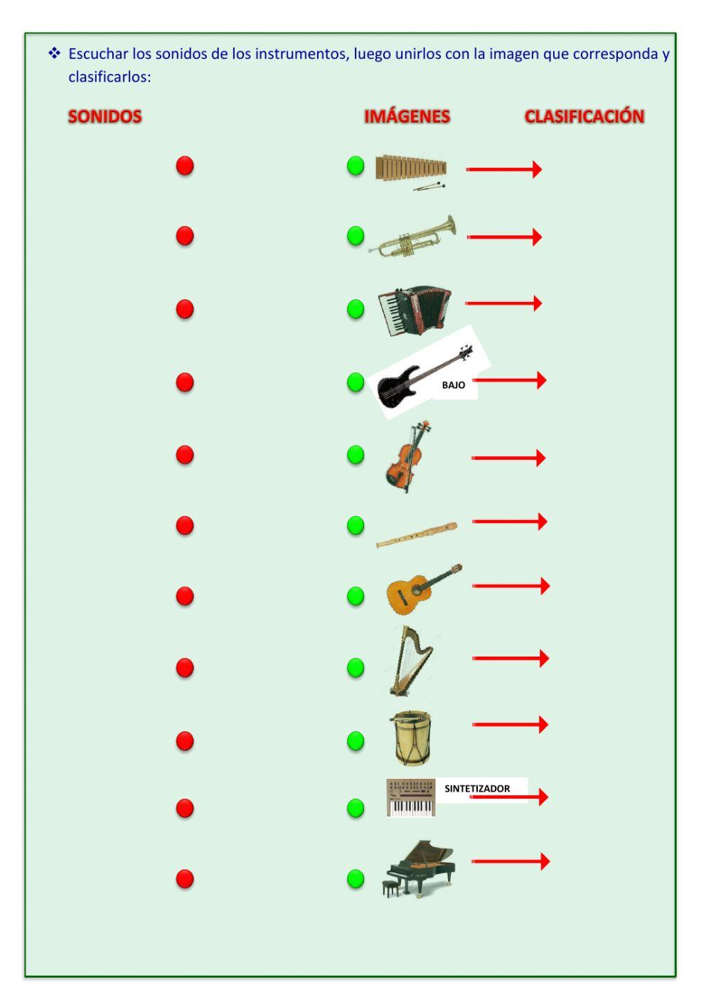 Instrumentos musicales
