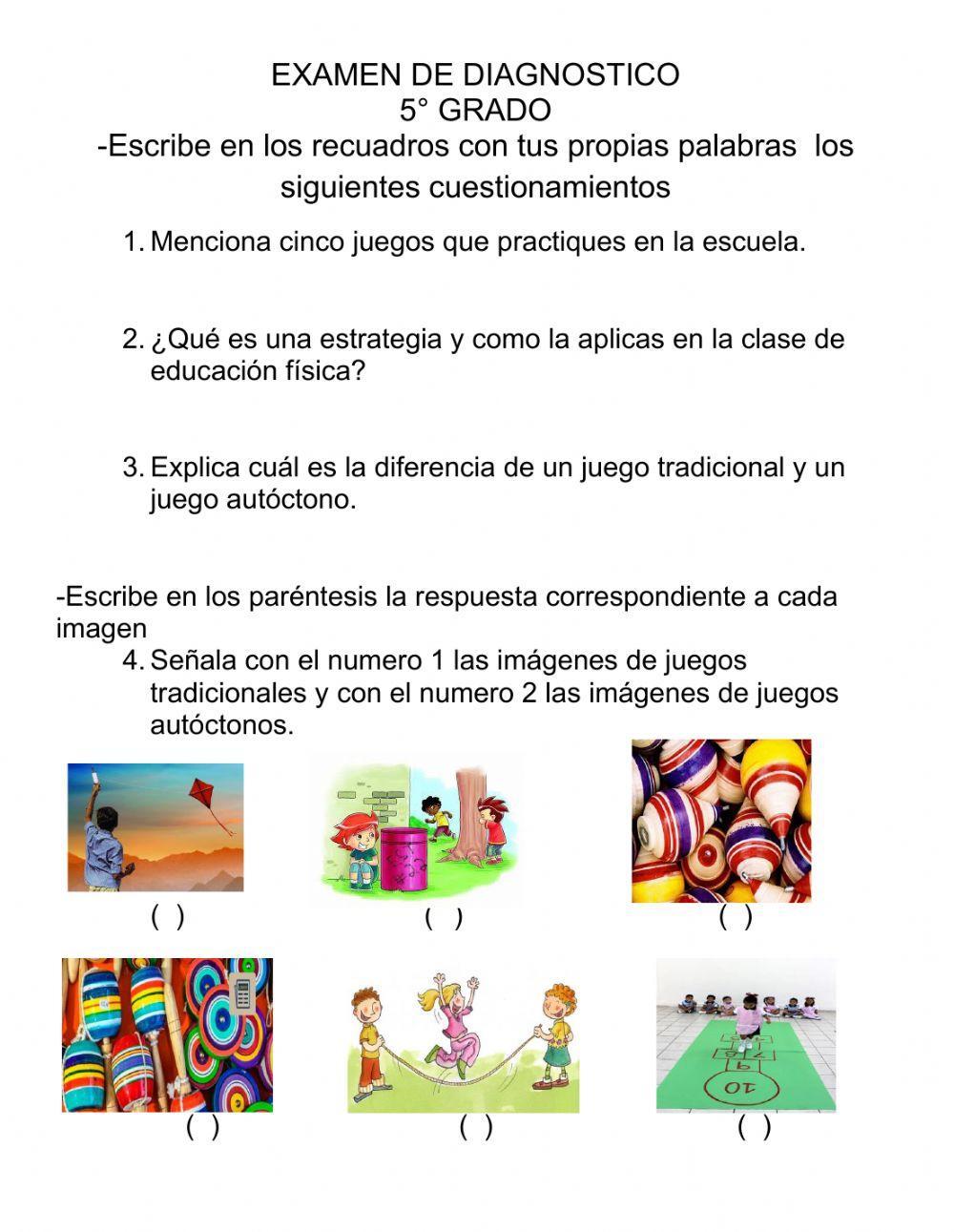 Examen de diagnóstico