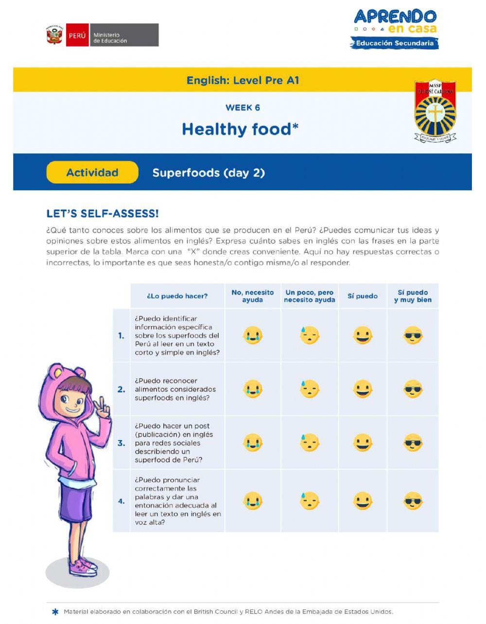 Superfoods W-6 (PreA1)